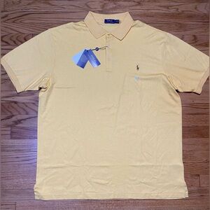 Polo Ralph Lauren Men's Classic Fit Soft Cotton Polo size Big & Tall NEW! yellow